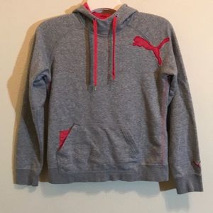 Puma Sweatshirt / Pink and Gray Size Small